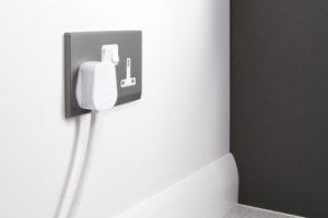 Simplicity 13A DP Double Plug Socket with Switch