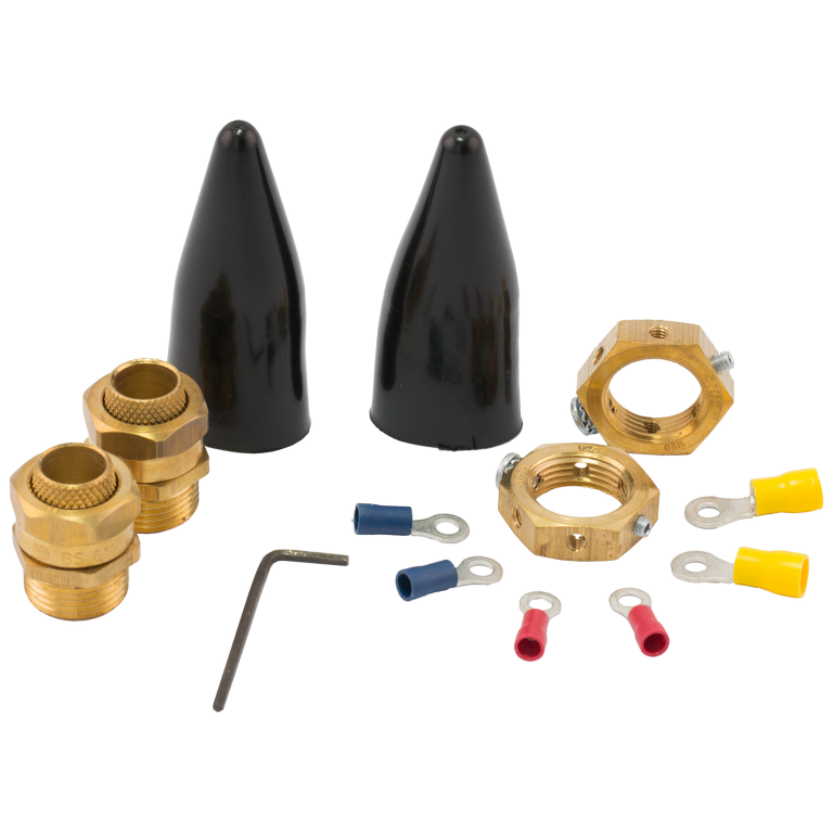 SWA Tauras Pex Indoor Brass Gland Pack & Earthing Nut