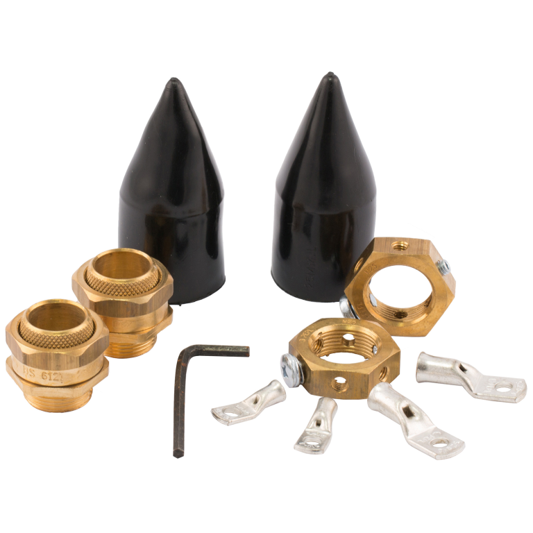 SWA Tauras Pex Indoor Brass Gland Pack & Earthing Nut