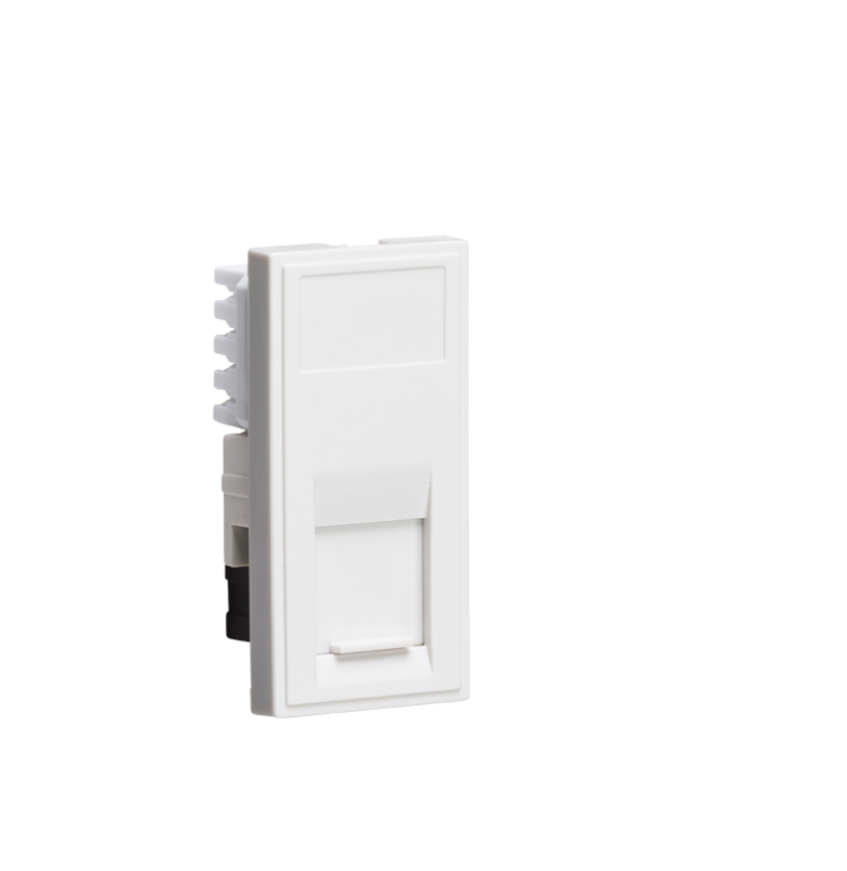 KNIGHTSBRIDGE NETCAT5WH CAT5E RJ45 EURO MODULE | WHITE