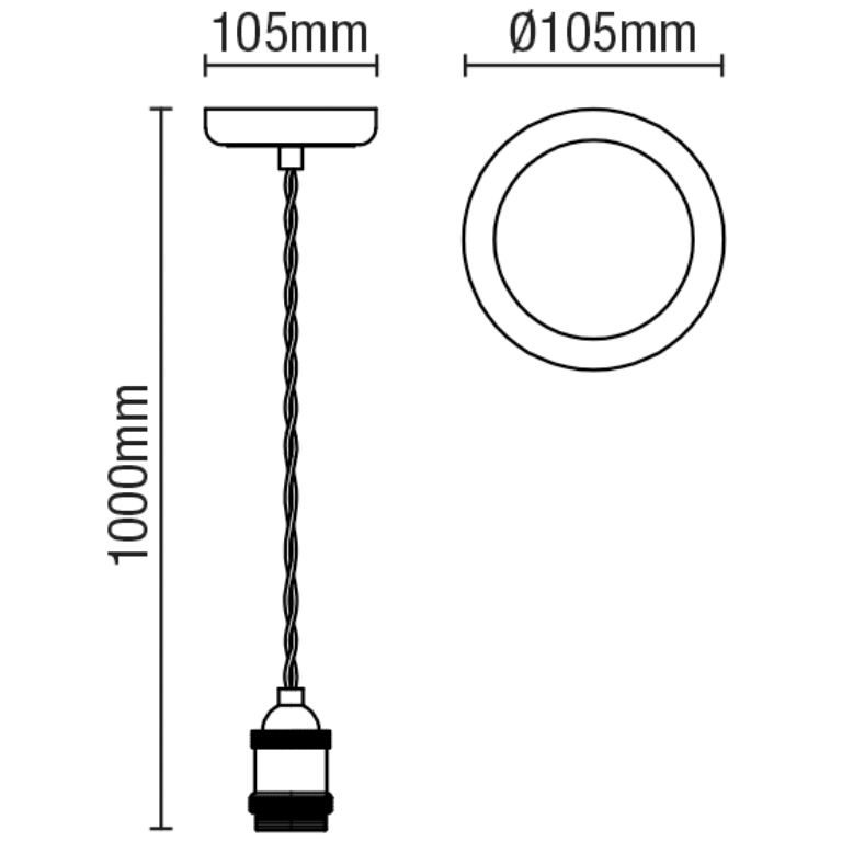 PENDANT SET 1000MM