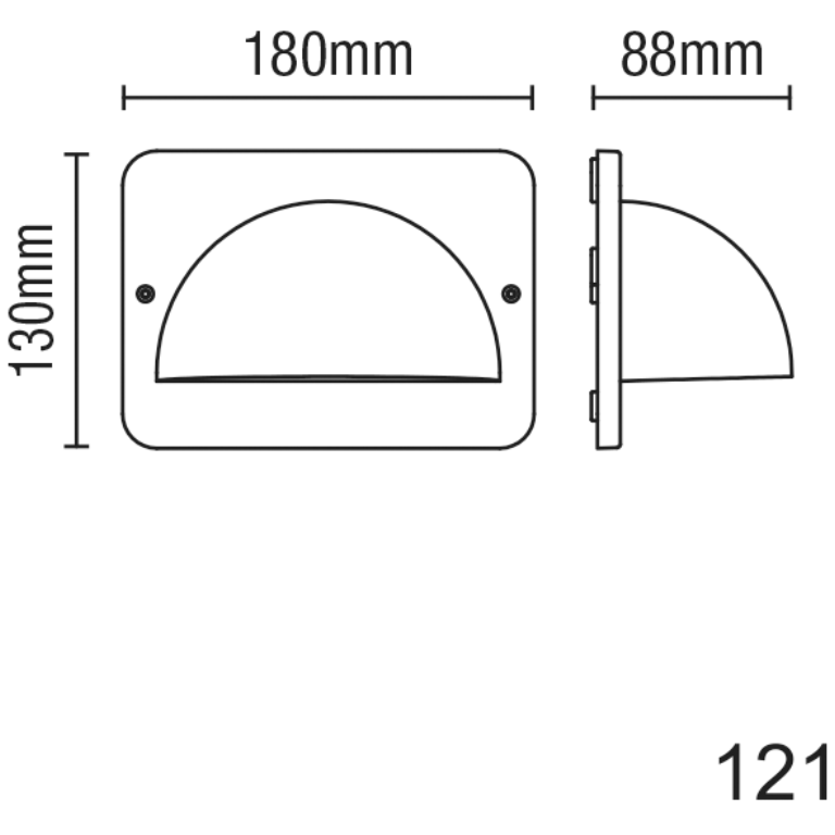 FORUM ZN-38622-BLK LED W