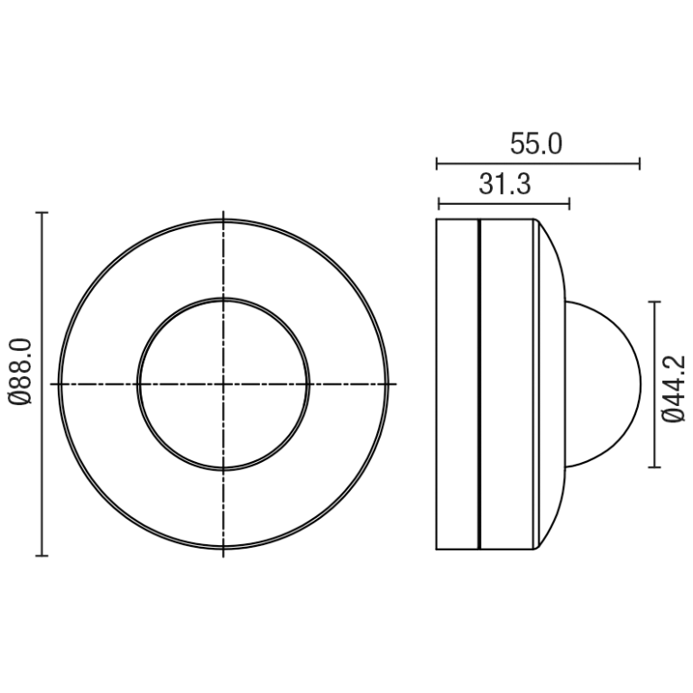 FORUM ZN-25154-WHT PIR S