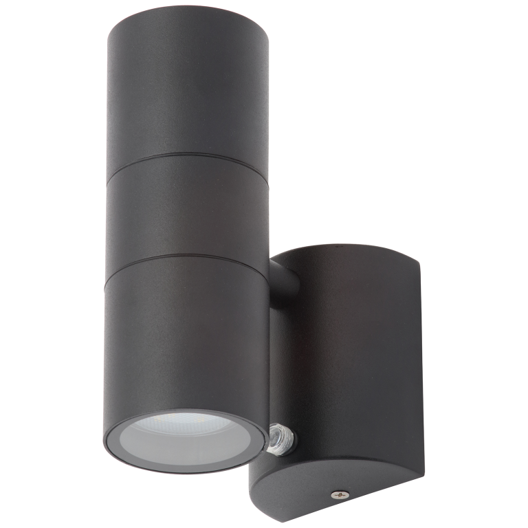 FORUM ZN-34022-BLK LETO EXTERNAL UP & DOWN PHOTCELL WALL LIGHT | BLACK