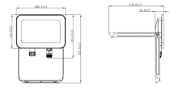 230V IP65 30W LED FLOOD