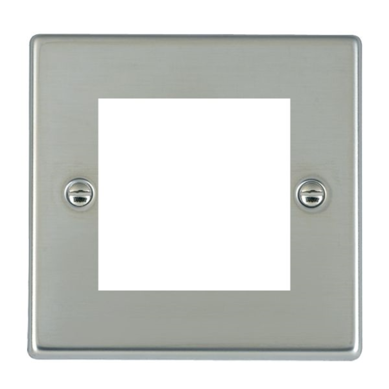 Hamilton Hartland Bright Stainless 2 Module EuroFix Plate