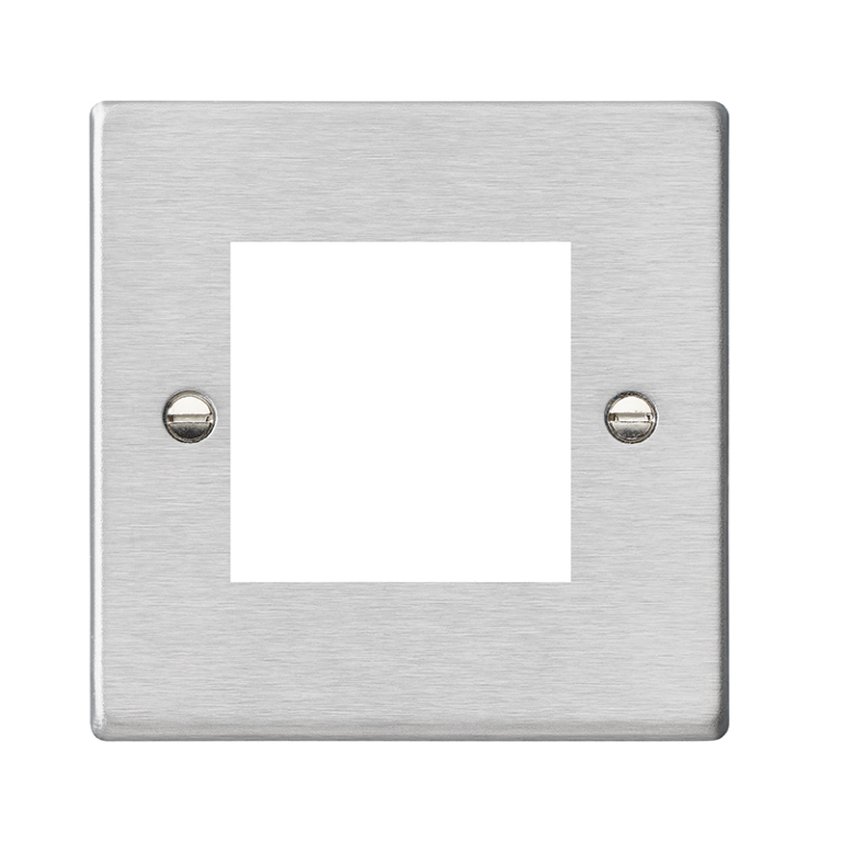 Hamilton Hartland Satin Stainless 2 Module EuroFix Plate