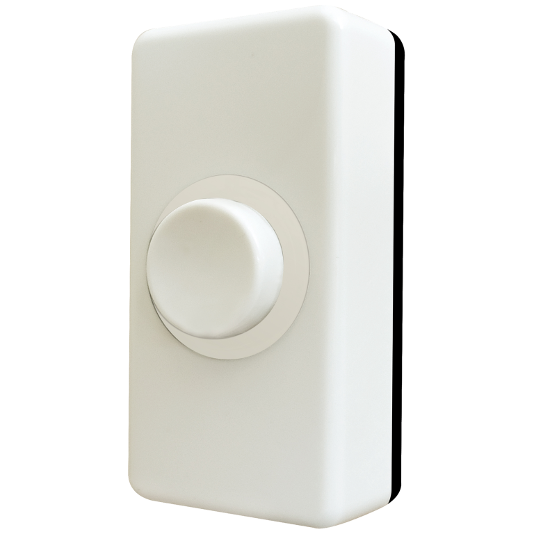 Wired Bell Push White/Black