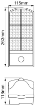 BULKHEAD LED 4500K 7W