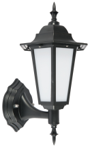 Lantern LED Upward 7W Black Polycarbonate 4000K 370Lm