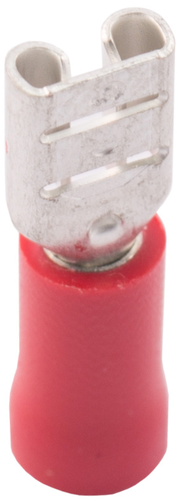 Red Female Push-On Terminal 4.8mm