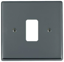 Hartland Grid-IT Black Nickel 1G Grid Fix Aperture Plate With Grid