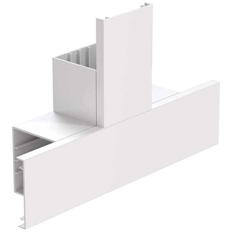 Marshall Tufflex Maxi Trunking Flat Tee 100 x 100mm