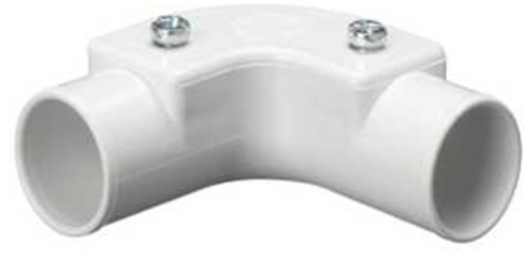 Conduit Inspection Elbow 20mm White