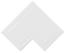 FLAT BEND 38X25MM WHITE