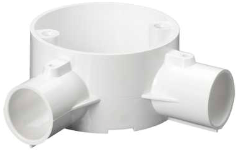 Angle Box 25mm White