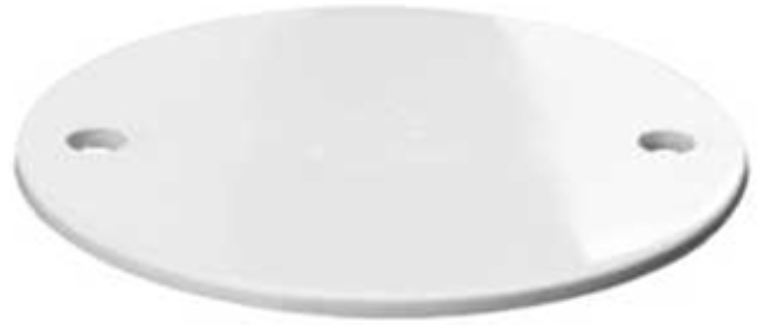 Circular Lid 65mm White Standard