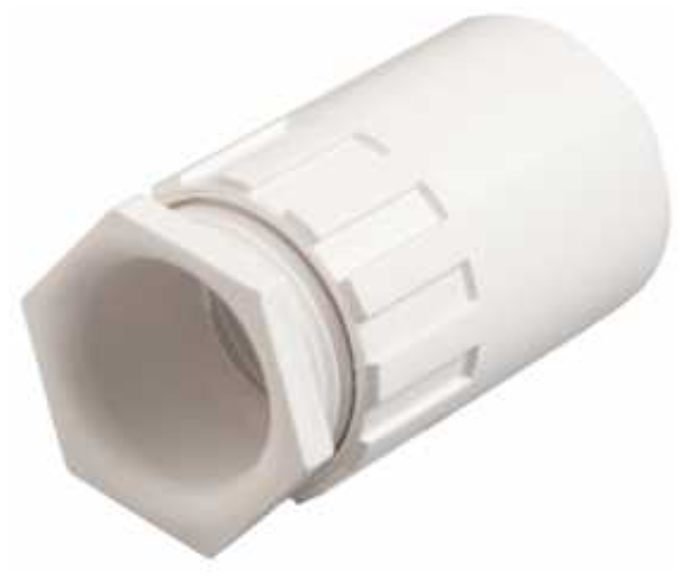 Female Adaptor 25mm White