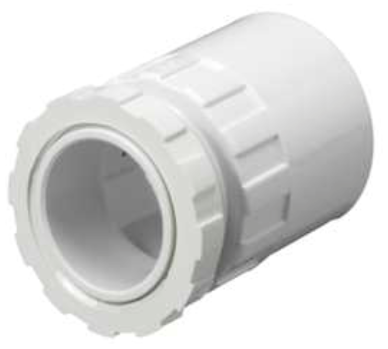 Male Adaptor 25mm White