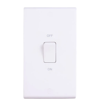 45A DP TALL WHITE SWITCH