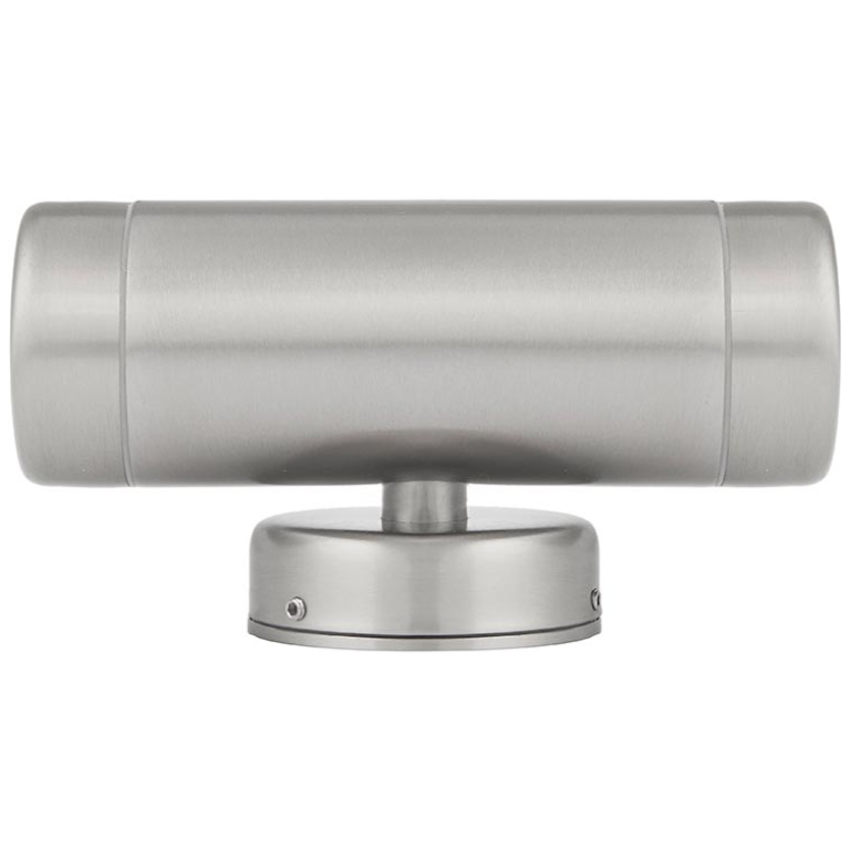 Saxby Lighting Odyssey 2 Light IP65 GU10 Wall Light - Stainless Steel