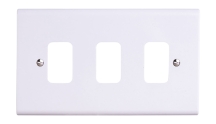 GRID PLATE 3G WHITE