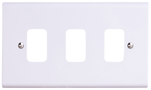 GRID PLATE 3G WHITE