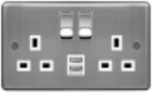 2G 13A DP USB SOCKET