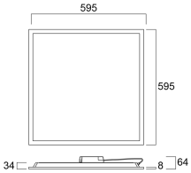 600X600 LED PANEL 830