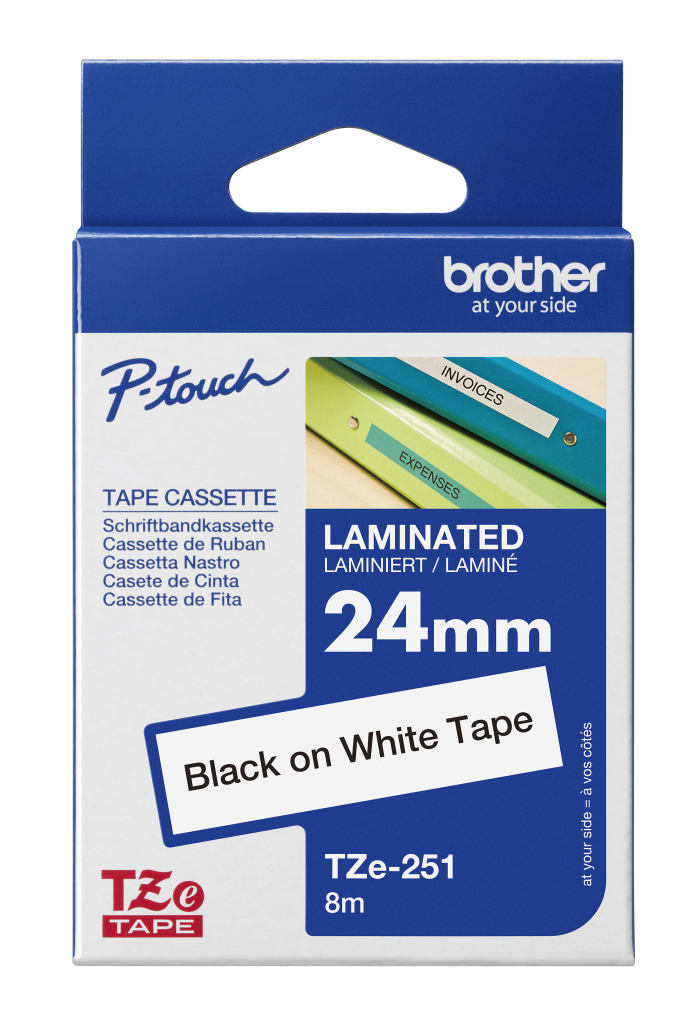 Brother TZE251 Labelling Tape 24mmx8m