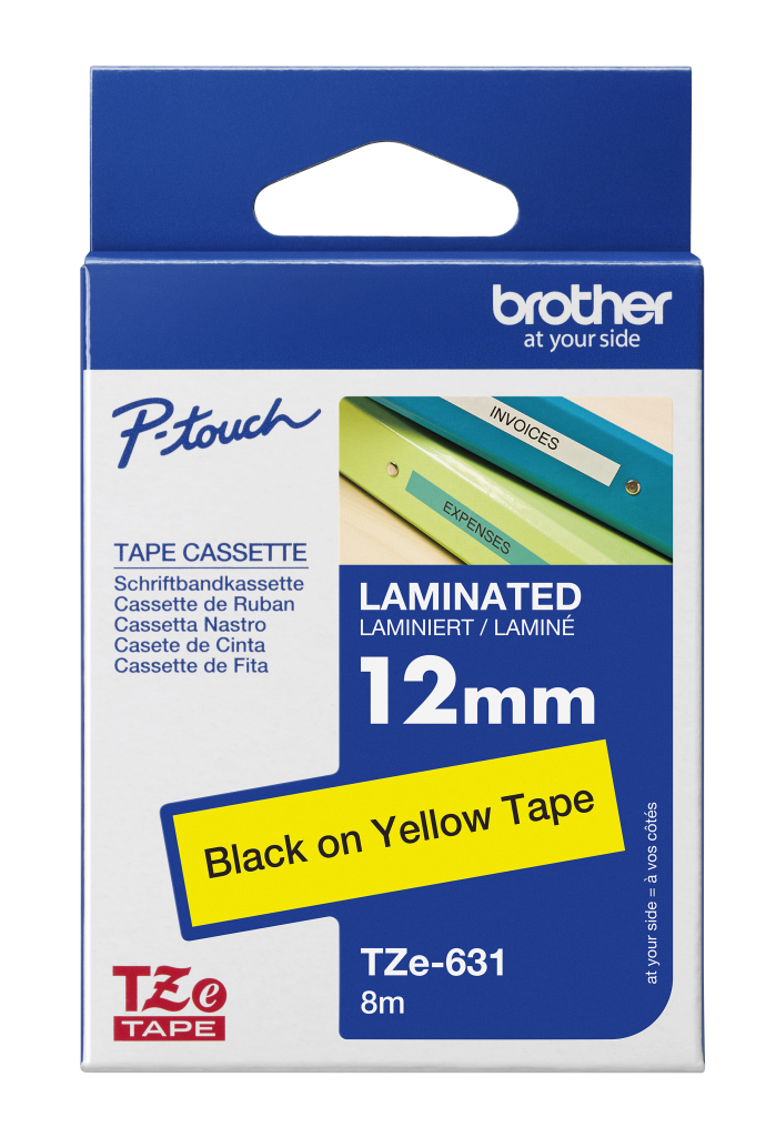 Brother TZE631 Labelling Tape 12mmx8m