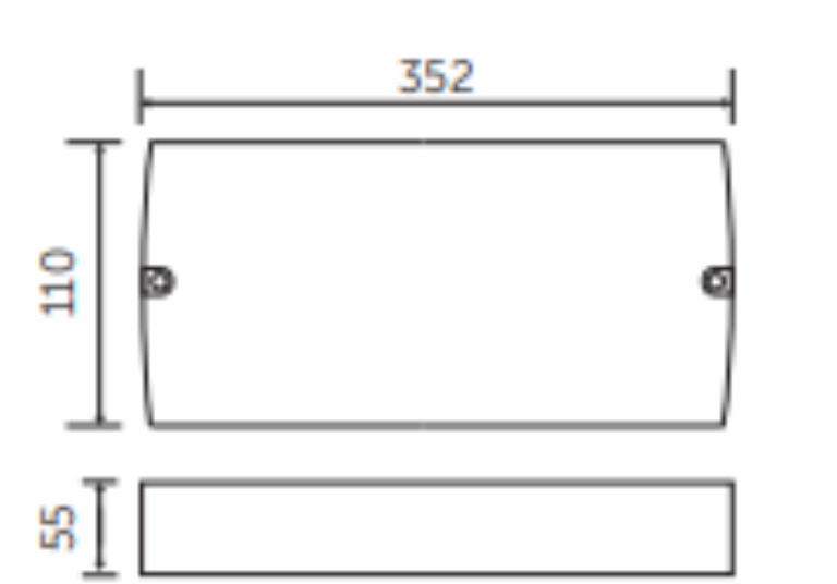 BELL 09040V2 LED Bulkhead M/NM 3.3W