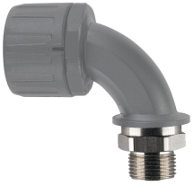 SWIVEL 90DEG ADAPTOR GRY