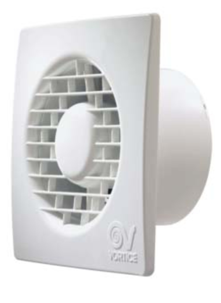 VORTICE 11129 PUNTO FILO AXIAL 100MM EXTRACTION FAN W/ OVERRUN TIMER & HUMIDISTAT| WHITE
