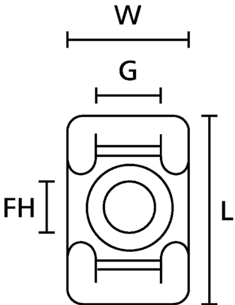 Cable Tie Cradle Natural