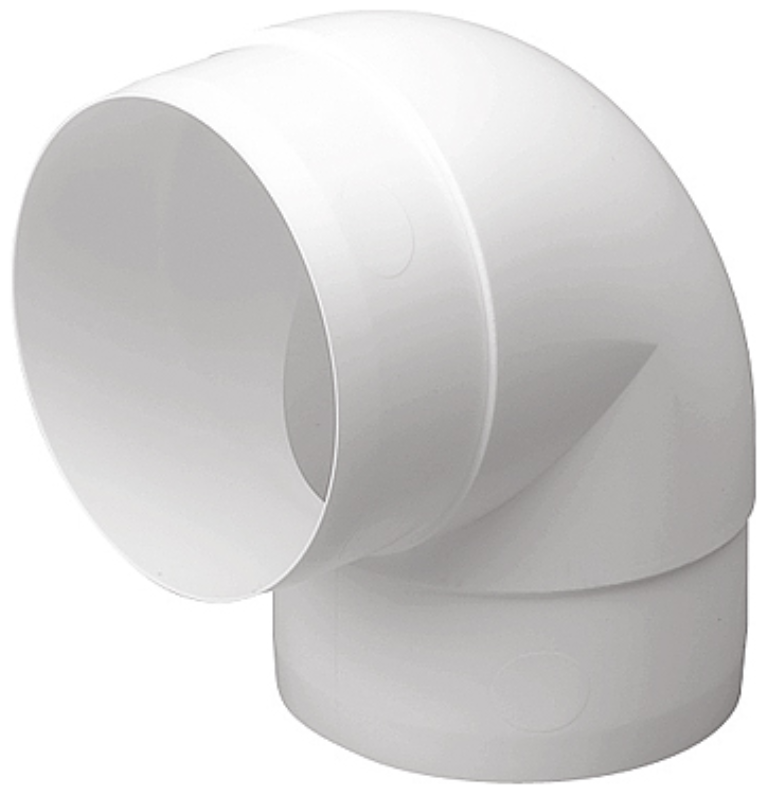 NVA MONV300 100MM SOLID ROUND PVC 90 DEGREE BEND