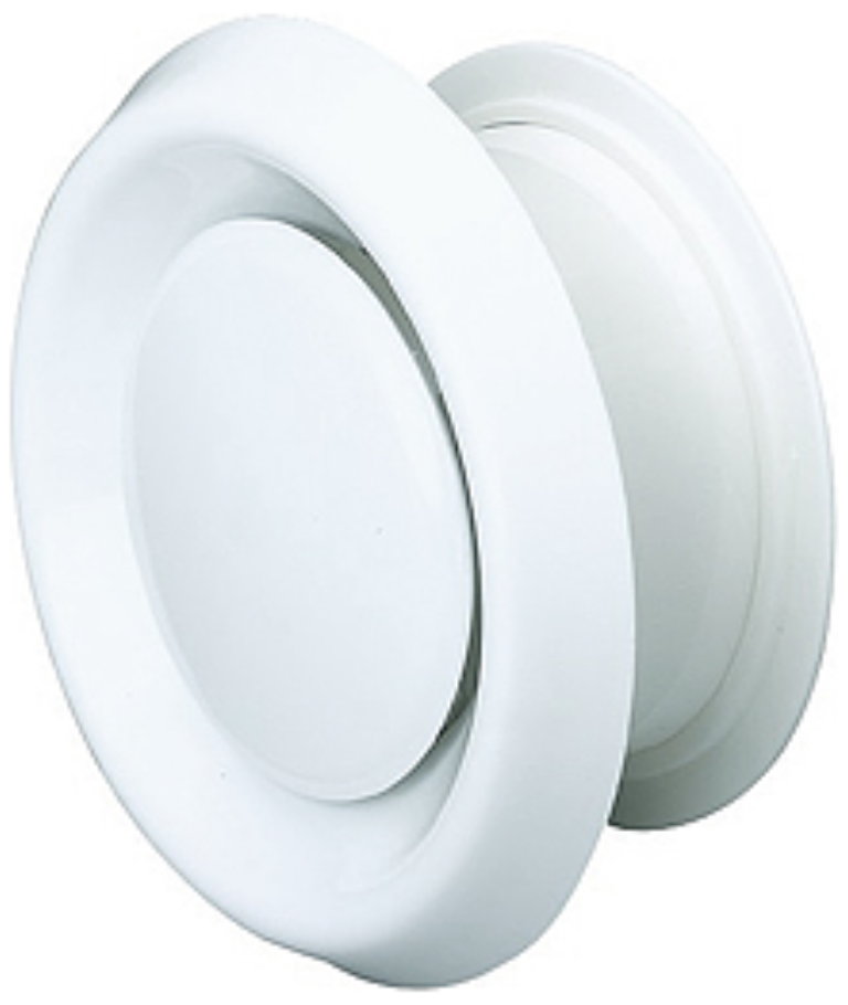 Adjustable Air Valve 100mm White