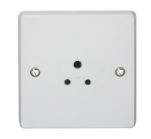 Crabtree 2A 1 Gang Unswitched Shuttered Socket White