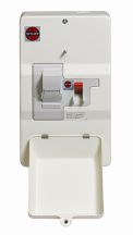 Wylex 100A DP, Metal Enclosed, Domestic Switch Fuse with 80A Fuse Fitted