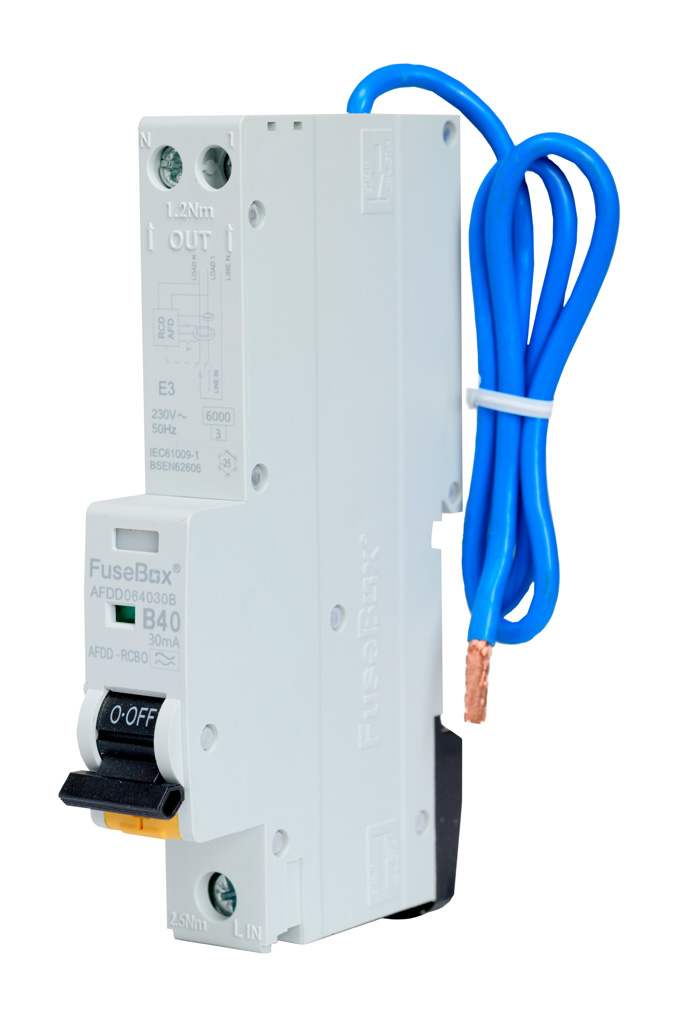 FuseBox AFDD064030B AFDD + RCBO 40A 2P 30mA Type A 