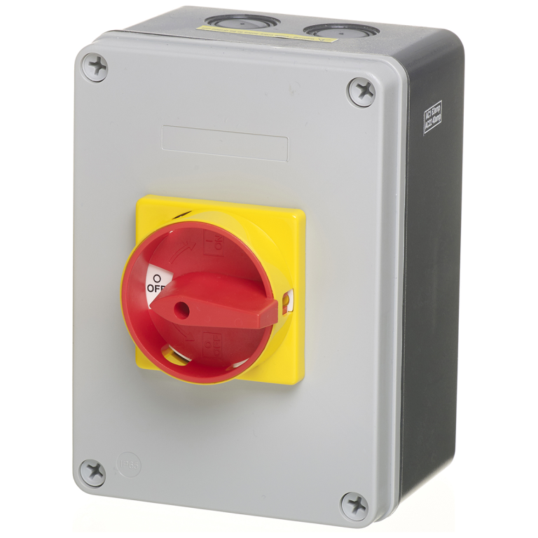 Enclosed Isolator 32A 4 Pole IP65