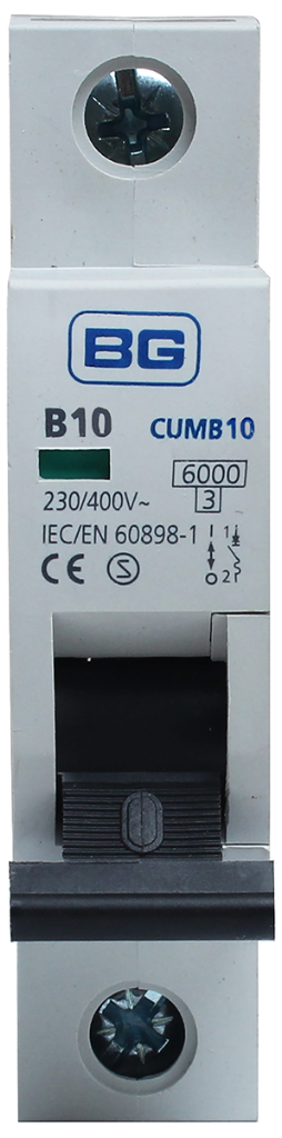 BG 10A Single Pole Type B MCB