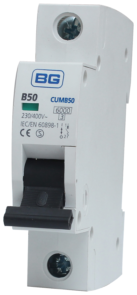 BG 50A Single Pole Type B MCB