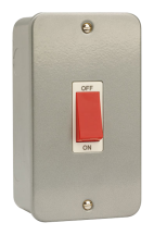 Click Metalclad 45a Vertical Double Plate DP Switch