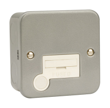 Click Metalclad 13a Unswitched Fused Spur With Flex Outlet