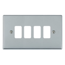 Hartland Grid-IT Bright Chrome 4G Grid Fix Aperture Plate With Grid