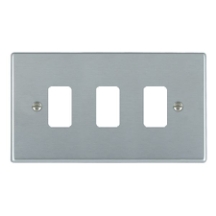 Hartland Grid-IT Satin Chrome 3G Grid Fix Aperture Plate With Grid