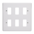 GRID PLATE 6G WHI