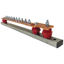 Niglon 10 Way & Link 400a 25x6mm Busbar Earth Disconnection