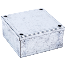 Niglon 150mm x 150mm x 50mm Galvanised Adaptable Box with Knockouts